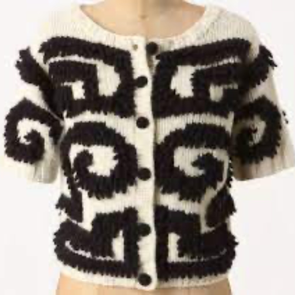 Anthropologie Charlie and Robin Shaggy Wanderings Cardigan Size XS